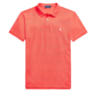 Polo Ralph Lauren The Iconic Mesh Polo Shirt Pale Red - Parasol Store