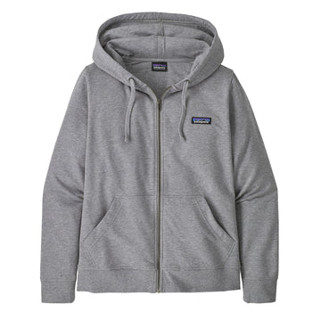 Patagonia Womens Ahnya Full-zip Fleece Hoody Salt Grey Heather Patagonia