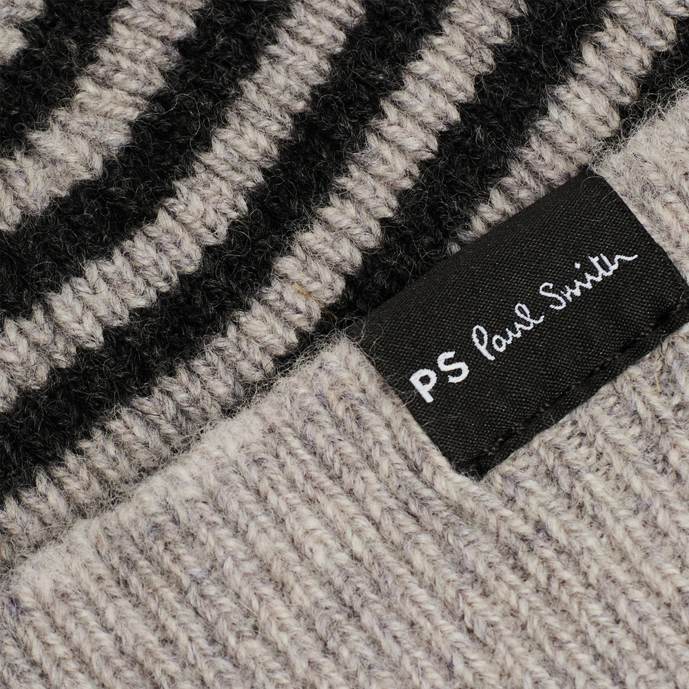 Paul Smith Beanie PS Alfie Stripe Petrol Green - Parasol Store