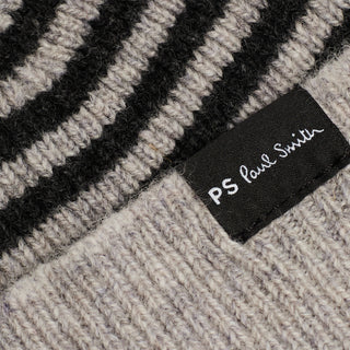 Paul Smith Beanie PS Alfie Stripe Petrol Green - Parasol Store
