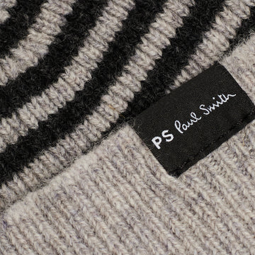 Paul Smith Beanie PS Alfie Stripe Petrol Green - Parasol Store