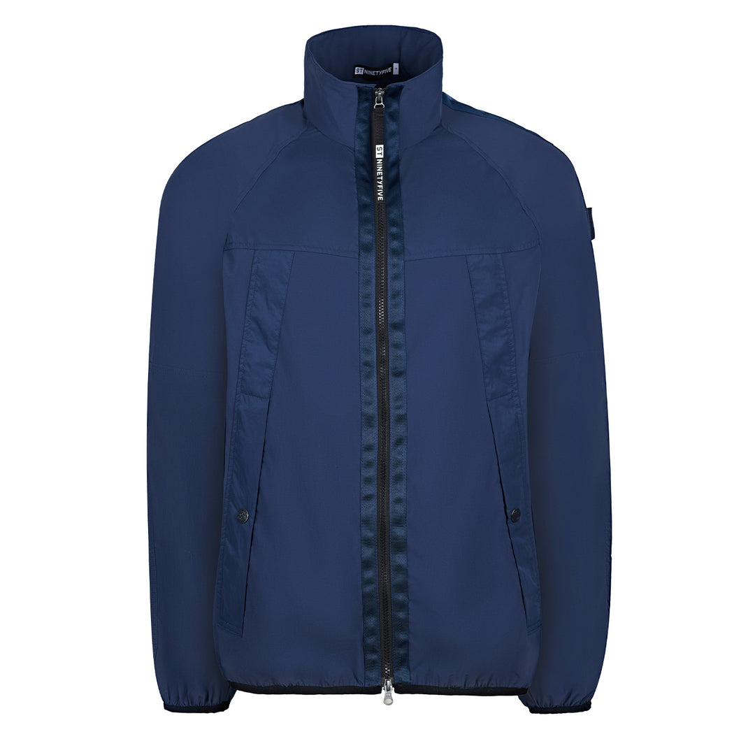 ST95 4 Way Stretch Zip Through Navy ST95