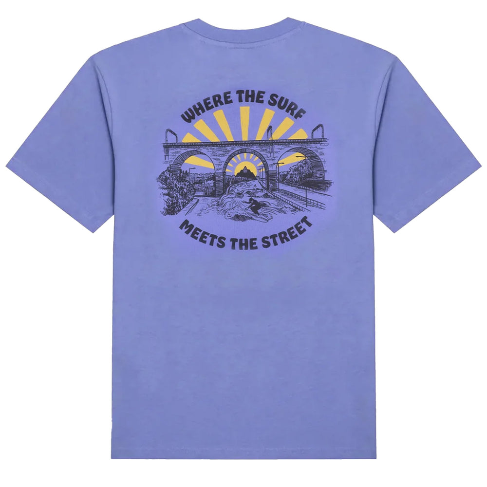 Hikerdelic Surf Meets Street SS T-Shirt Digital Violet - Parasol Store