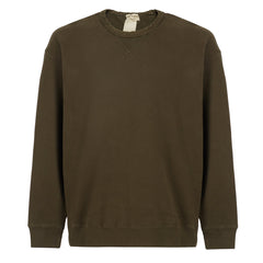 Ten C Felpa Girocollo Chiusa Crew Sweat Lizard Green Ten c