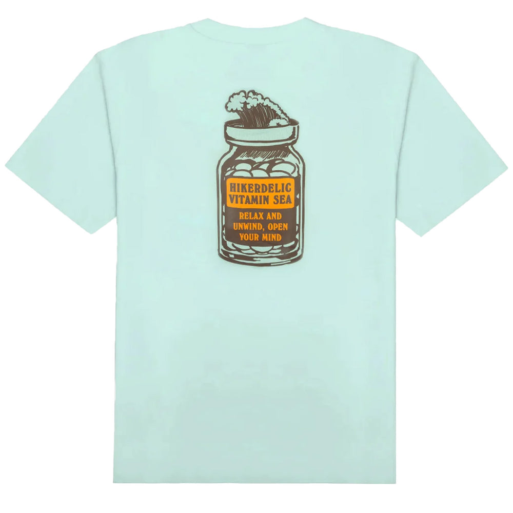 Hikerdelic Vitamin Sea SS T-shirt Sea Foam - Parasol Store