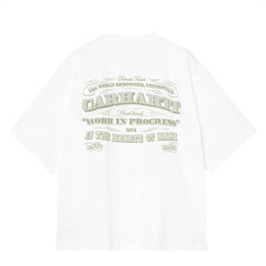 Carhartt WIP Womens S/S 3 One 3 T-Shirt White - Parasol Store