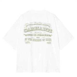 Carhartt WIP Womens S/S 3 One 3 T-Shirt White