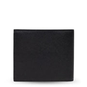 Paul Smith Mini Stripe Leather Billfold Wallet Black - Parasol Store