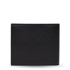 Paul Smith Mini Stripe Leather Billfold Wallet Black - Parasol Store