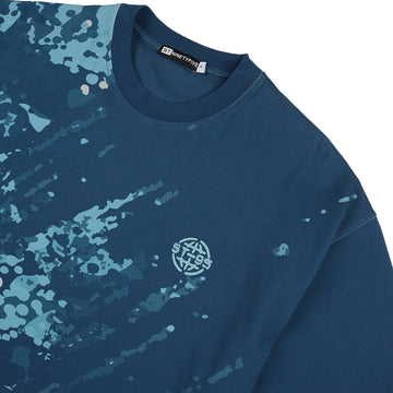 ST-95 x Anna Bergonzini Camouflage T-Shirt Blue - Parasol Store