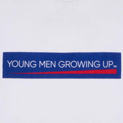 Stay Hungry YMGU Navy Logo T-Shirt White Stay Hungry