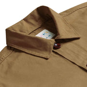 Uskees 3001 Buttoned Overshirt Khaki Uskees