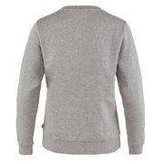 Fjallraven Womens Logo Sweater Grey Melange Fjallraven