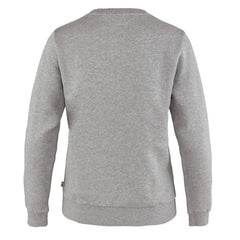 Fjallraven Womens Logo Sweater Grey Melange Fjallraven