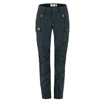 Fjallraven Womens Nikka Trousers Curved Dark Navy Fjallraven