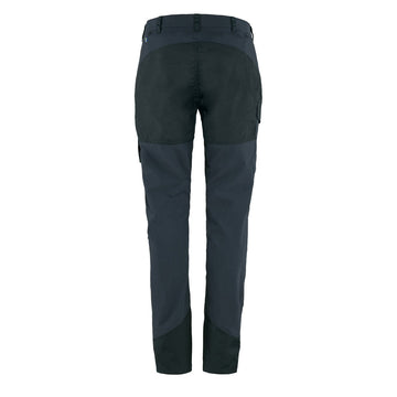Fjallraven Womens Nikka Trousers Curved Dark Navy Fjallraven