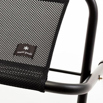 Snow Peak Mesh Folding Bench Black Snow Peak
