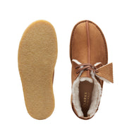 Clarks Originals Womens Desert Trek Warmlined Shoes Tan Clarks Originals