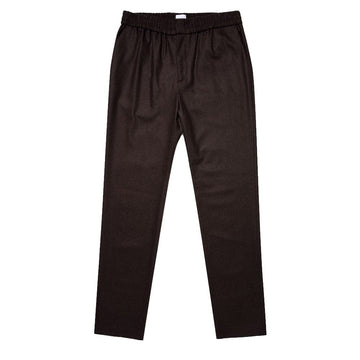 Sunspel Drawstring Trouser Chocolate Sunspel