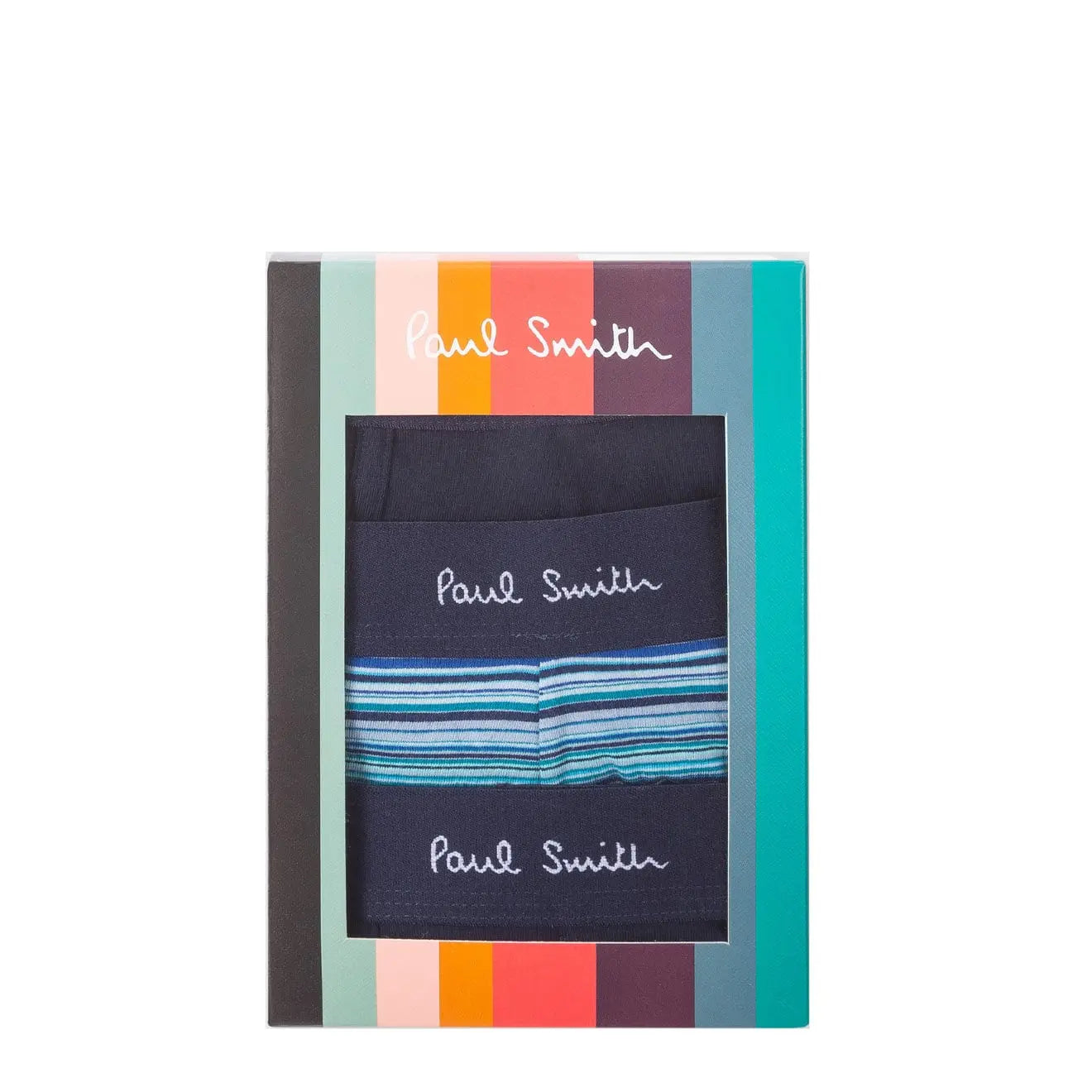 Paul Smith 3 Pack Trunks Navy / Blue Stripe Paul Smith