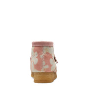 Clarks Originals Womens Wallabee Boot Pink Floral Clarks Originals