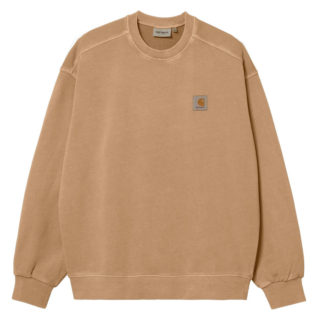 Carhartt WIP Nelson Sweat Dusty H Brown Carhartt WIP