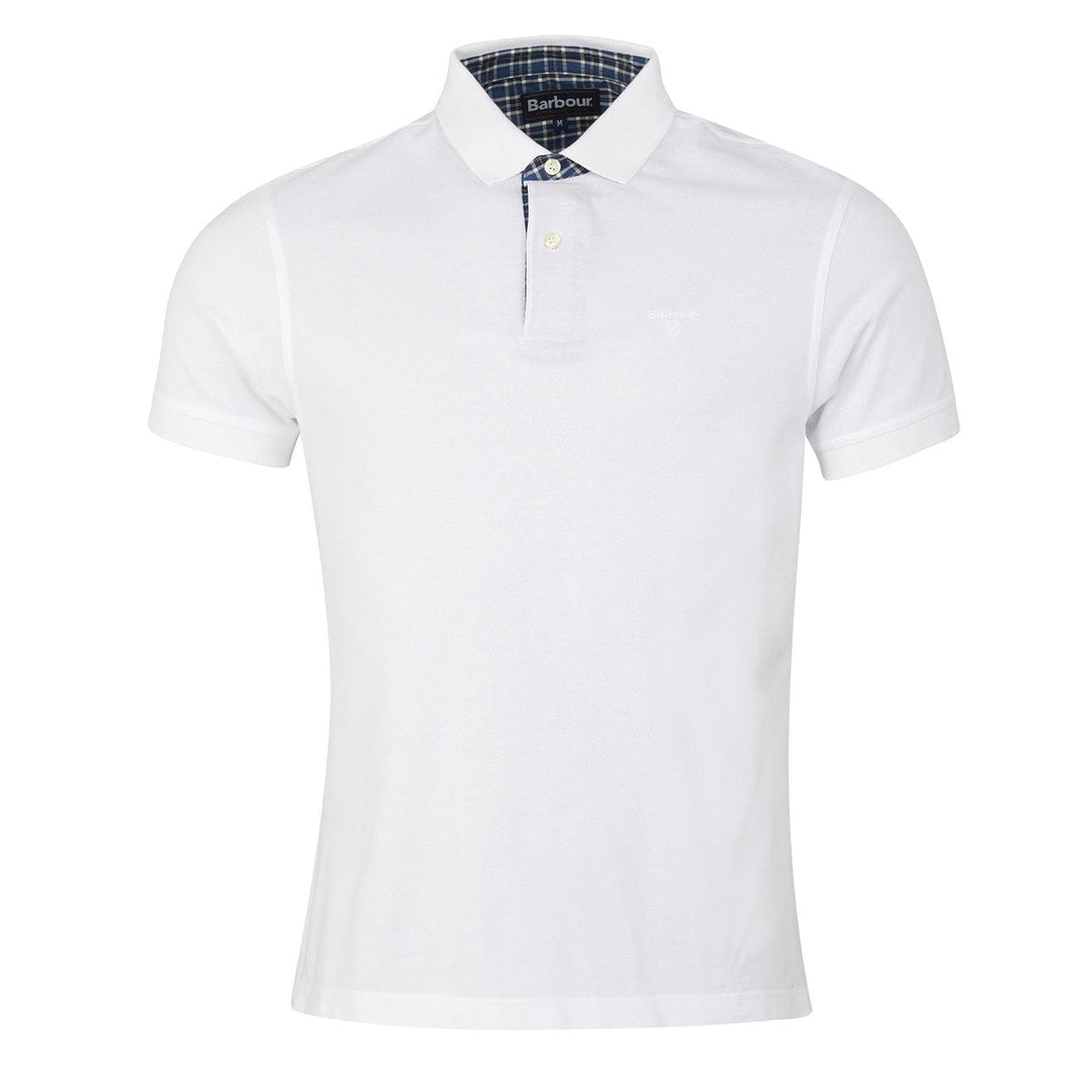 Barbour Dunbar Polo Shirt White Barbour