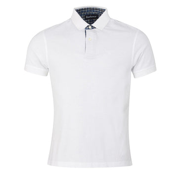 Barbour Dunbar Polo Shirt White Barbour