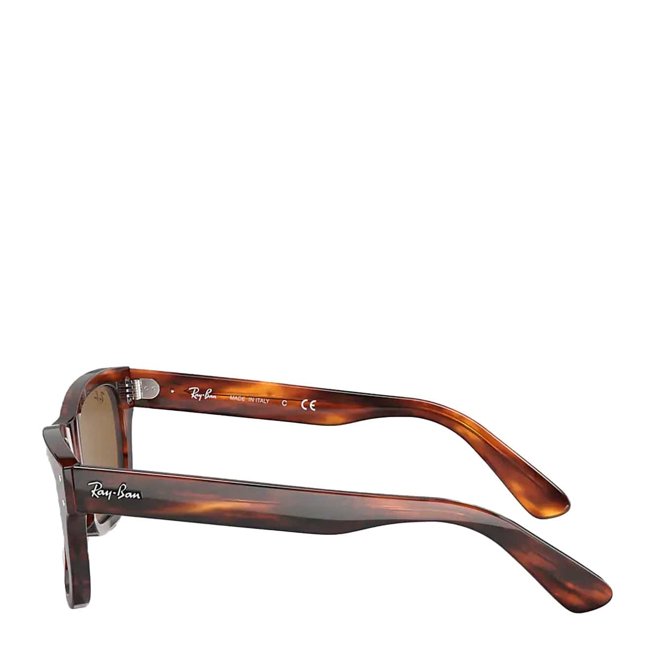 Ray-Ban Mr Burbank RB2283 Sunglasses Striped Havana / Brown Ray-Ban