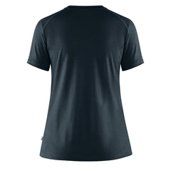 Fjallraven Womens Abisko Wool SS T-Shirt Dark Navy Fjallraven