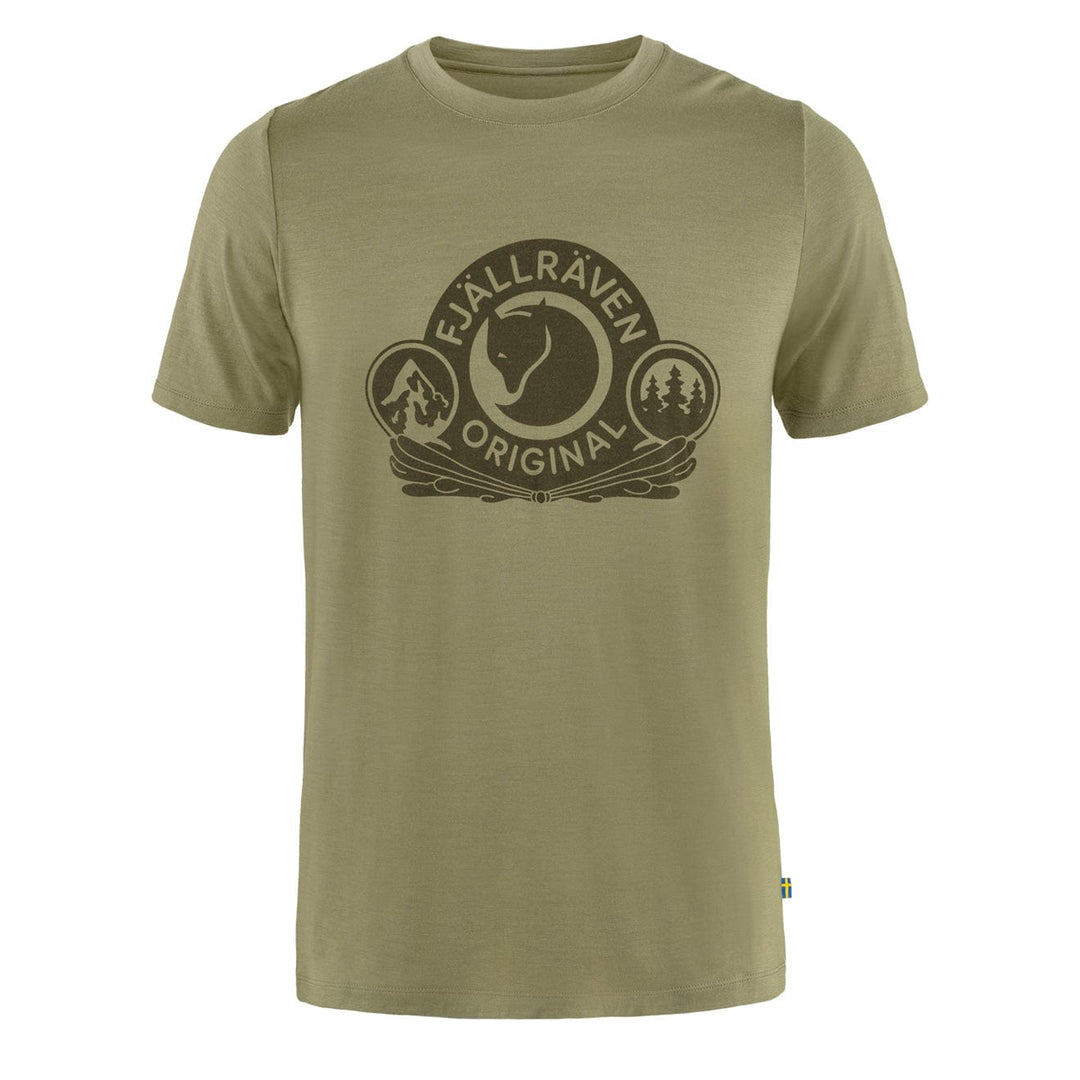 Fjallraven Abisko Wool Classic SS T-Shirt Light Olive Fjallraven