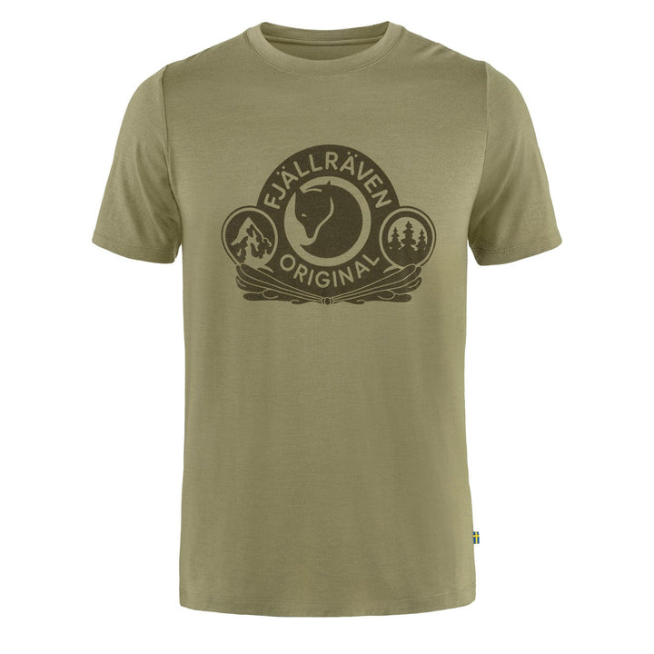 Fjallraven Abisko Wool Classic SS T-Shirt Light Olive Fjallraven
