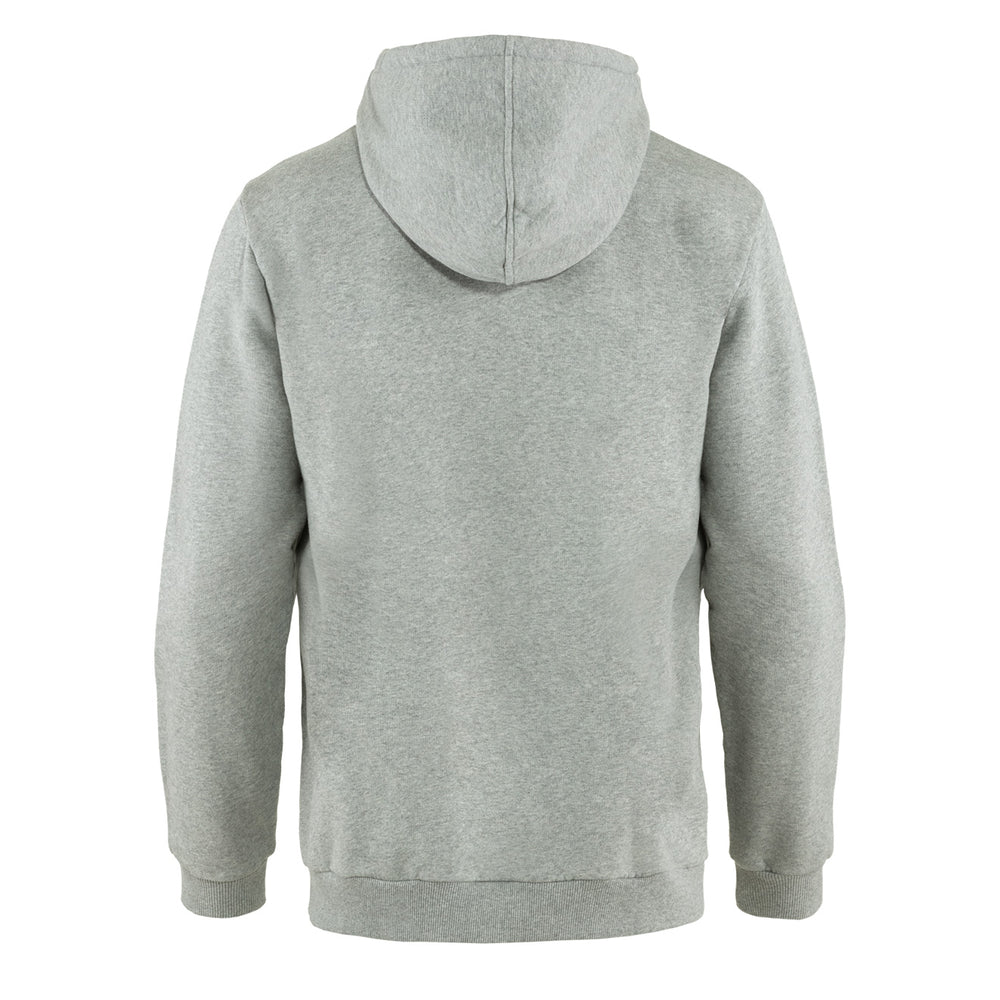 Fjallraven Logo Hoodie Grey Melange Fjallraven