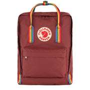 Fjallraven Kanken Classic Backpack Ox Red / Rainbow Pattern Fjallraven Kanken Bags