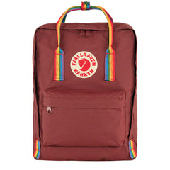 Fjallraven Kanken Classic Backpack Ox Red / Rainbow Pattern Fjallraven Kanken Bags