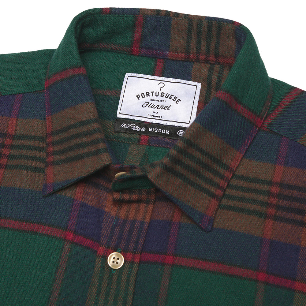 Portuguese Flannel Otton Shirt Green / Red / Blue / Orange Portuguese Flannel