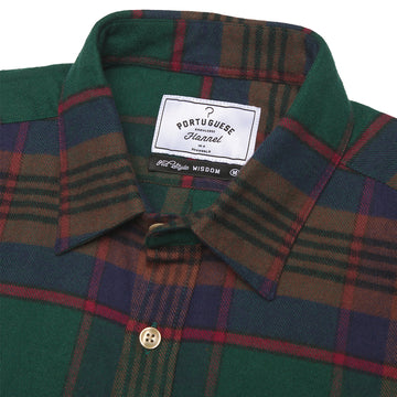 Portuguese Flannel Otton Shirt Green / Red / Blue / Orange Portuguese Flannel