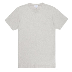 Sunspel Riviera Organic T-Shirt Grey Melange Sunspel