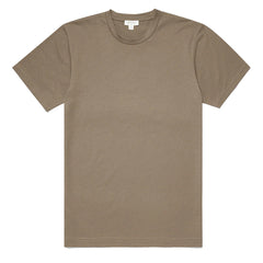 Sunspel Riviera Organic T-Shirt Caper Melange Sunspel