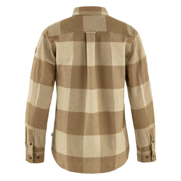 Fjallraven Womens Canada Shirt Buckwheat Brown / Light Beige Fjallraven