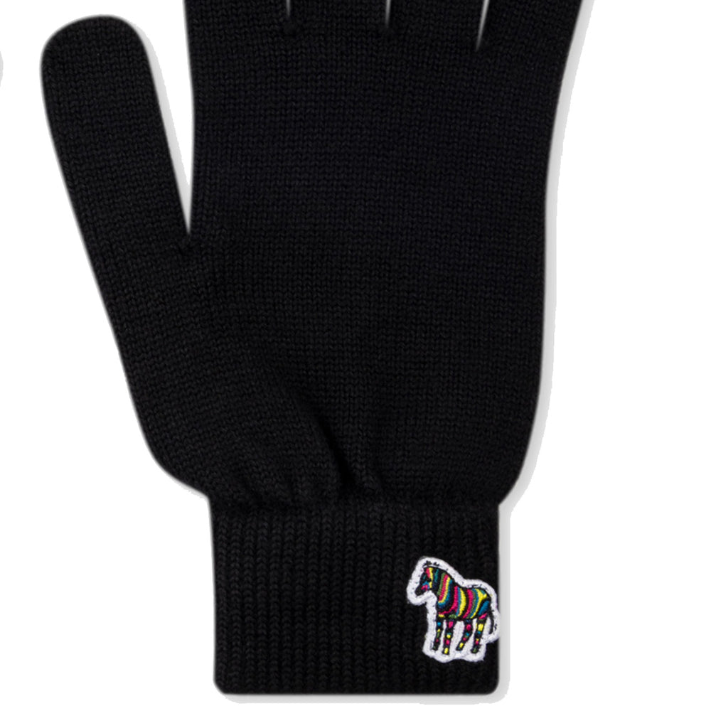 Paul Smith Zebra Logo Gloves Black Paul Smith