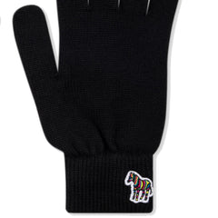 Paul Smith Zebra Logo Gloves Black Paul Smith