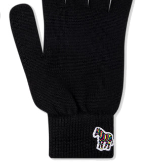 Paul Smith Zebra Logo Gloves Black Paul Smith