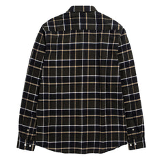 Norse Projects Anton Brushed Flannel Check Shirt Beech Green Norse Projects