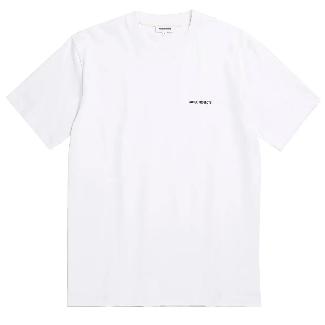 Norse Projects Johannes Standard Logo Tee White Norse Projects
