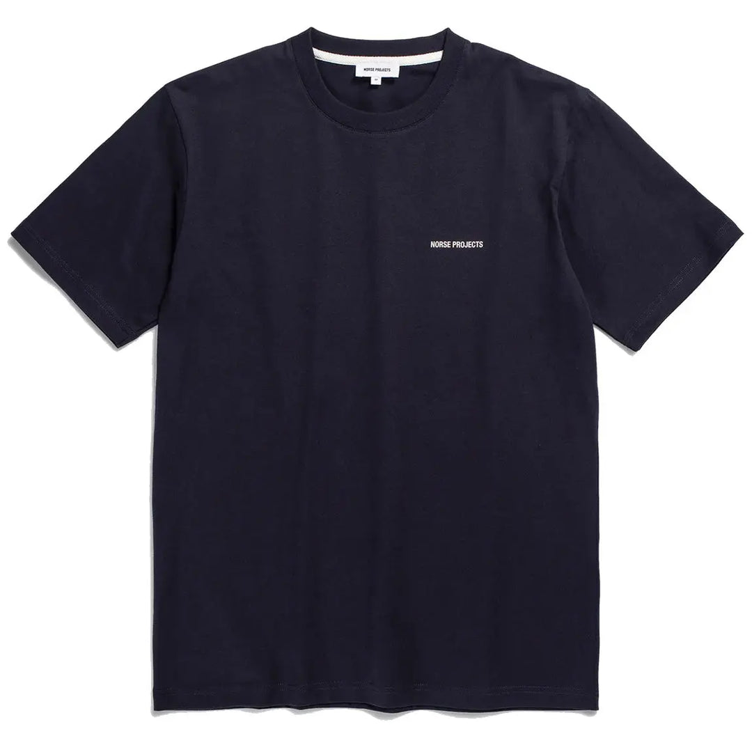 Norse Projects Johannes Standard Logo Tee Dark Navy Norse Projects