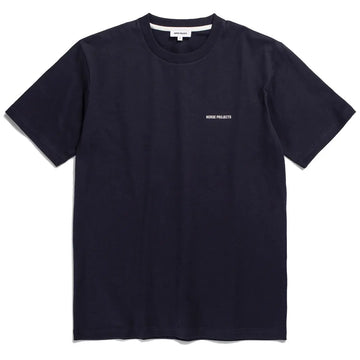 Norse Projects Johannes Standard Logo Tee Dark Navy Norse Projects