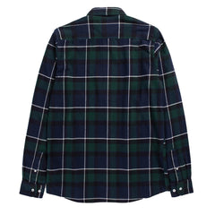Norse Projects Anton Brushed Flannel Check Shirt Black Watch Check Norse Projects