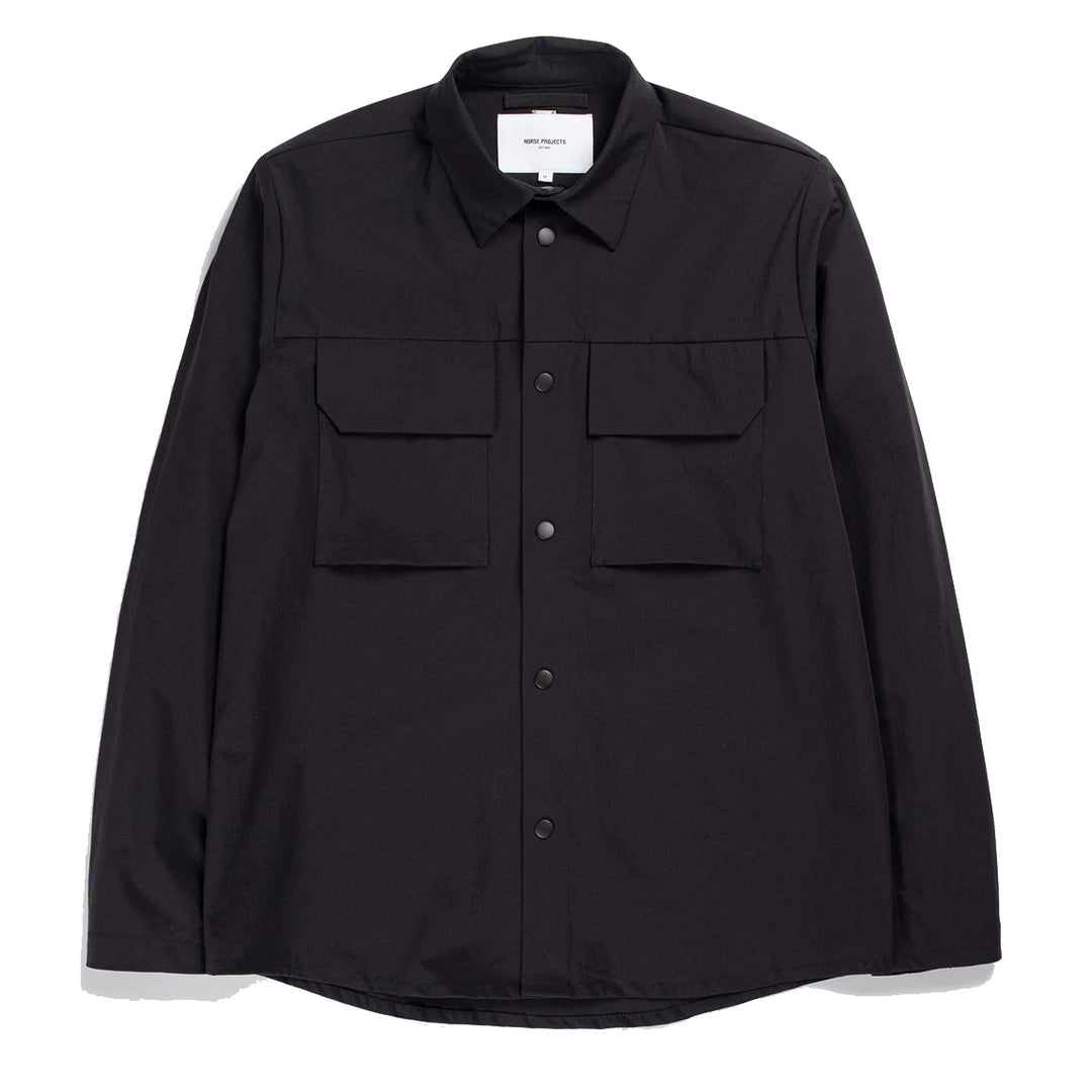 Norse Projects Jens Travel Light Shirt Black Norse Projects