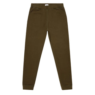 Sunspel Loopback Track Pant Dark Moss Sunspel